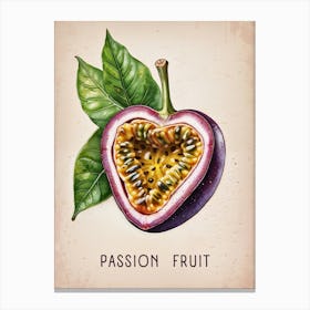 Passion Fruit Canvas Print