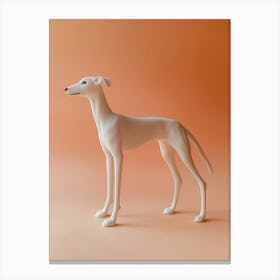 Greyhound. Generated with AI. Art Print Canvas Print