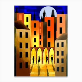 City of Shadows Canvas Print