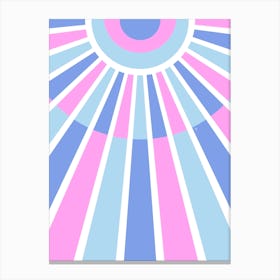 Abstract Sunburst Canvas Print