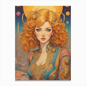 Sci-Fi Girl Canvas Print