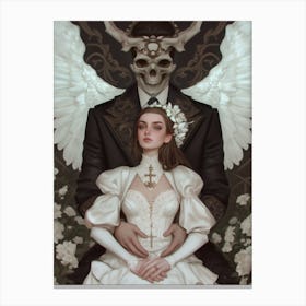 Gothic Wedding Canvas Print