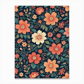 Floral Pattern 8 Canvas Print