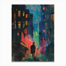 Night In The City 1 Canvas Print