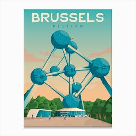 Brussels Belgium Canvas Print