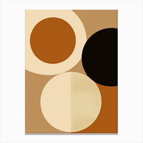 Geometric Echoes; Bauhaus Reflections Canvas Print