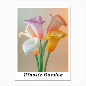 Dreamy Inflatable Flowers Poster Calla Lily 4 Canvas Print