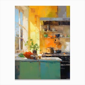 Kitchen In The Sun 1 Canvas Print