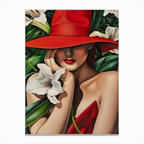 Red Hat Canvas Print