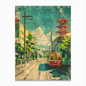 Universal Studios Japan In Osaka Mid Century Modern  3 Canvas Print