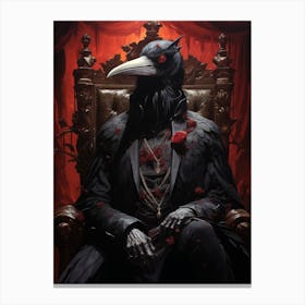 Crow King 3 Canvas Print