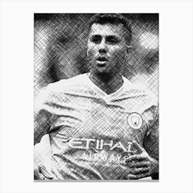 Manchester City Player 1 Canvas Print