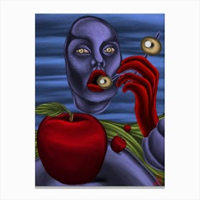 “apple of my eye” Canvas Print