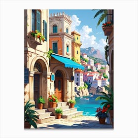 Street Scene 1 Canvas Print