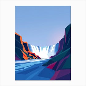 Niagara Falls Illustration No 37 Leinwandbild