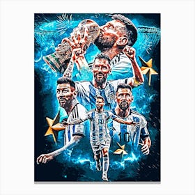 Argentina Soccer Team Canvas Print