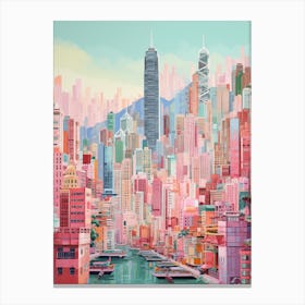 Hong Kong Cityscape Canvas Print