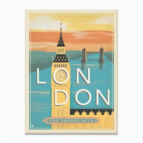 London The Square Canvas Print