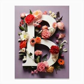 Letter B Canvas Print