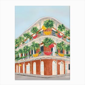 New Orleans French Quarter Travel Canvas Print