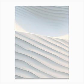 White Sand Canvas Print