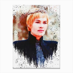 Queen Cersei I Lannister Game Of Thrones Painting Canvas Print