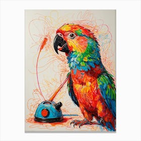 Parrot 4 Canvas Print