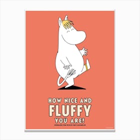 The Moomin Collection Fluffy Canvas Print