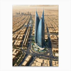 Bahrain Skyscraper Canvas Print
