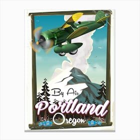 By Air Portland Oregon Canvas Print