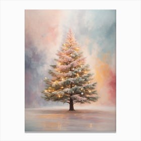 Ai Generated Christmas Tree 1 Canvas Print