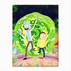 Rick And Morty Canvas Print