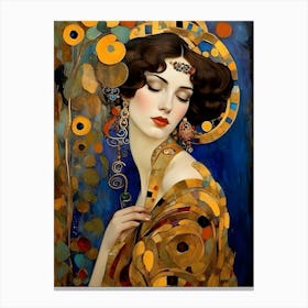 Klimt'S Woman Canvas Print