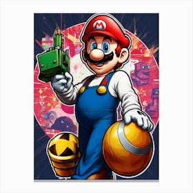 Mario Bros 3 Canvas Print