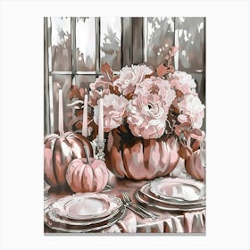 Thanksgiving Table 9 Canvas Print