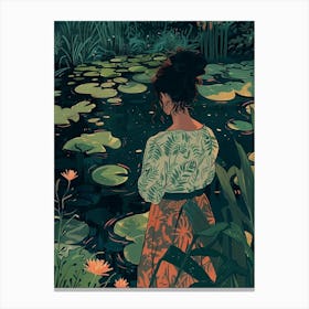 In The Garden Monet S Garden France 5 Canvas Print