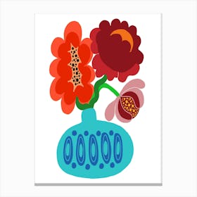 Flower Vase Canvas Print