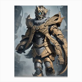 Armored Knight Canvas Print