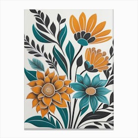 Floral Bouquet Canvas Print