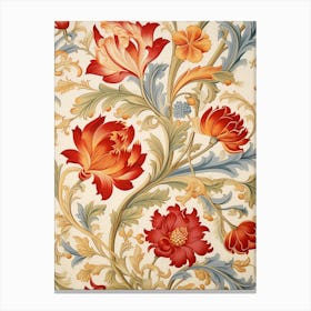 Floral Wallpaper 129 Canvas Print