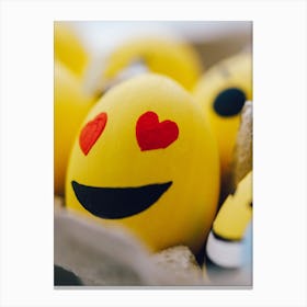 Emoji Stock Videos & Royalty-Free Footage Canvas Print