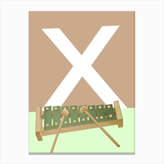 X   Xylofoon Canvas Print