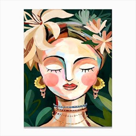 Frida Kahlo 10 Canvas Print