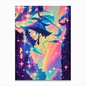 Fantasy Psychedelic Art Canvas Print