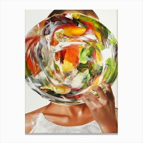 Bowl Of Fruit Canvas Print