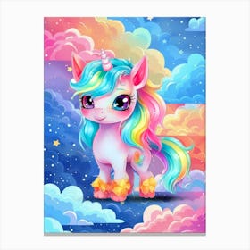 Unicorn Painting Canvas Print