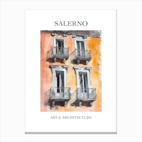 Salerno Travel And Architecture Poster 1 Canvas Print