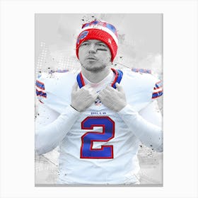 Tyler Bass Buffalo Bills Canvas Print