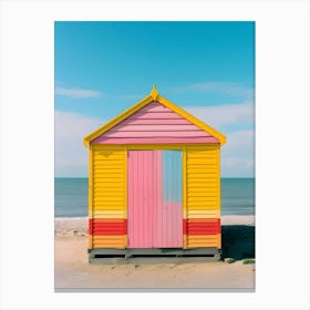 Beach Hut Canvas Print