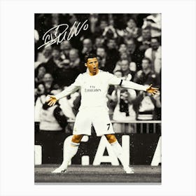 Cristiano Ronaldo Goal Real 1 Canvas Print